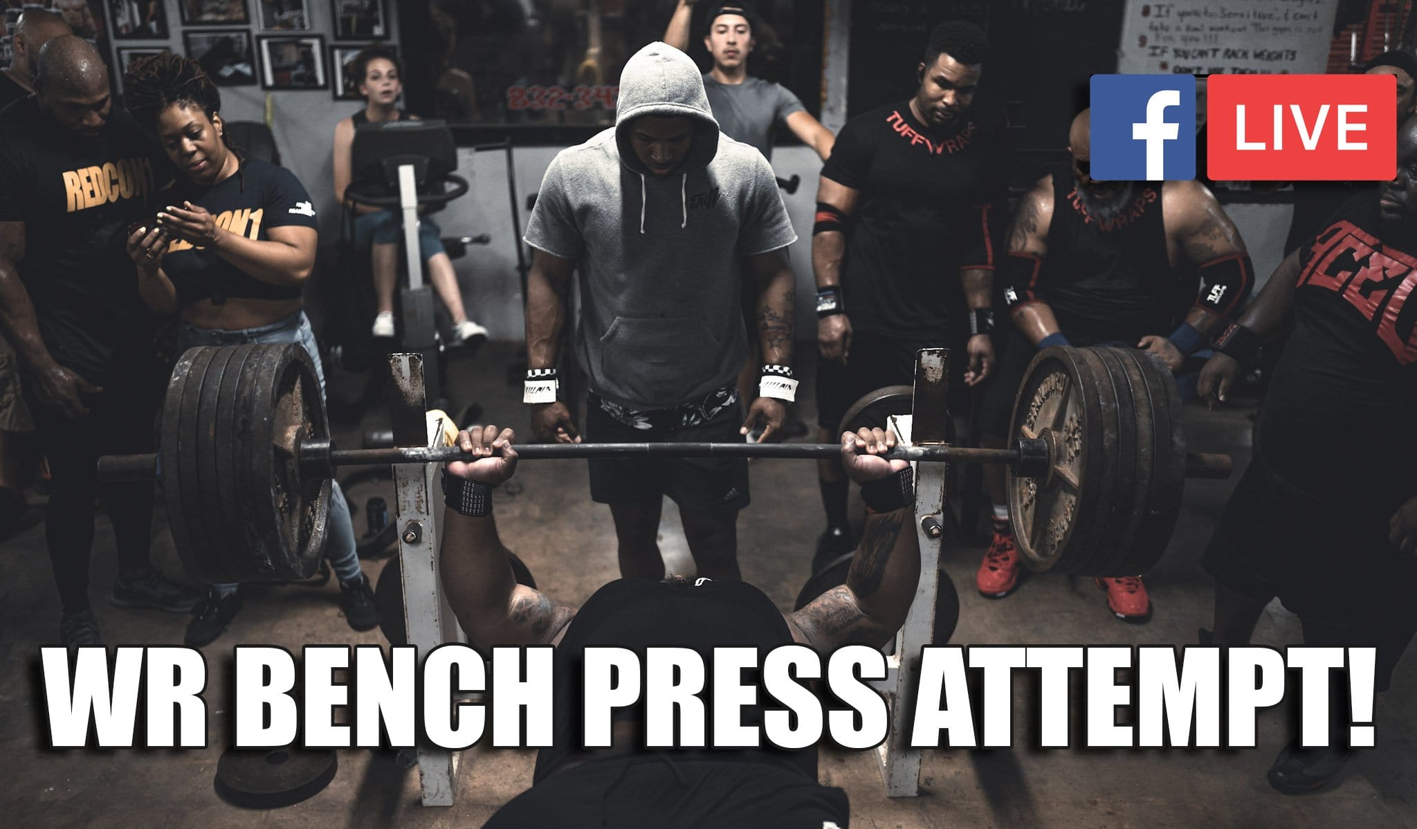 Julius Maddox World Record Bench PRess Attempt 2019