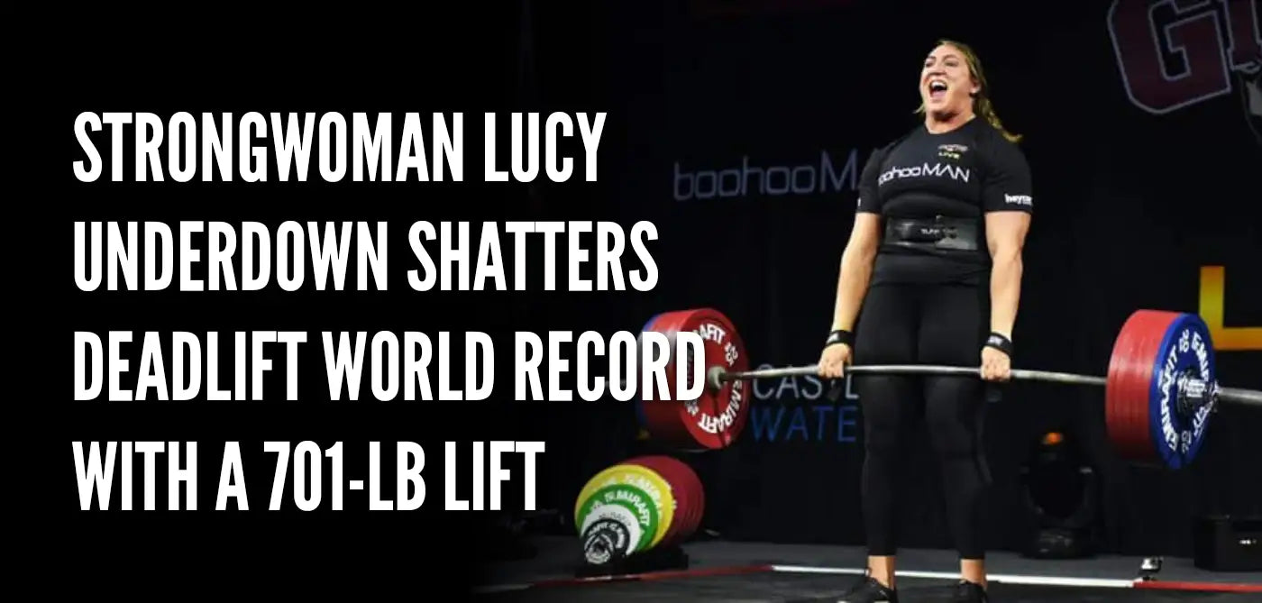 1400px x 669px - Strongwoman Lucy Underdown Shatters Deadlift World Record with a 701-l