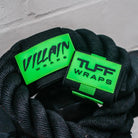 16" Villain Sidekick Wrist Wraps - Black & Green TuffWraps.com