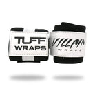 16" Villain Sidekick Wrist Wraps - Black & White TuffWraps.com