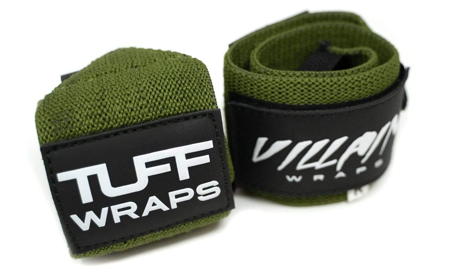 OD Green Villain Sidekick Wrist Wraps 16" TuffWraps.com