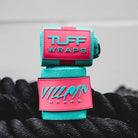 Pink & Teal Villain Sidekick Wrist Wraps 16" TuffWraps.com