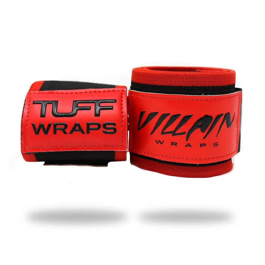 Rip Toned Wrist Wraps - 18 (Red & Black)