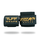 16" Villain Wrist Wraps - Black & Gold TuffWraps.com