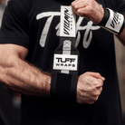 16" Villain Wrist Wraps - Black & White TuffWraps.com