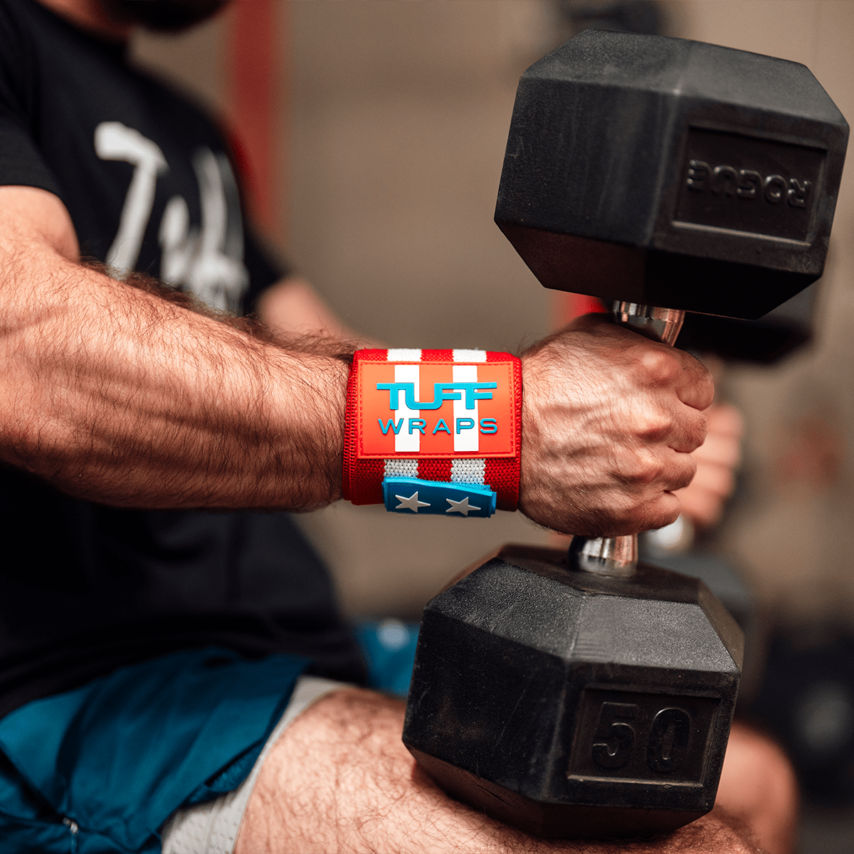 16" Villain Wrist Wraps - Merica' TuffWraps.com