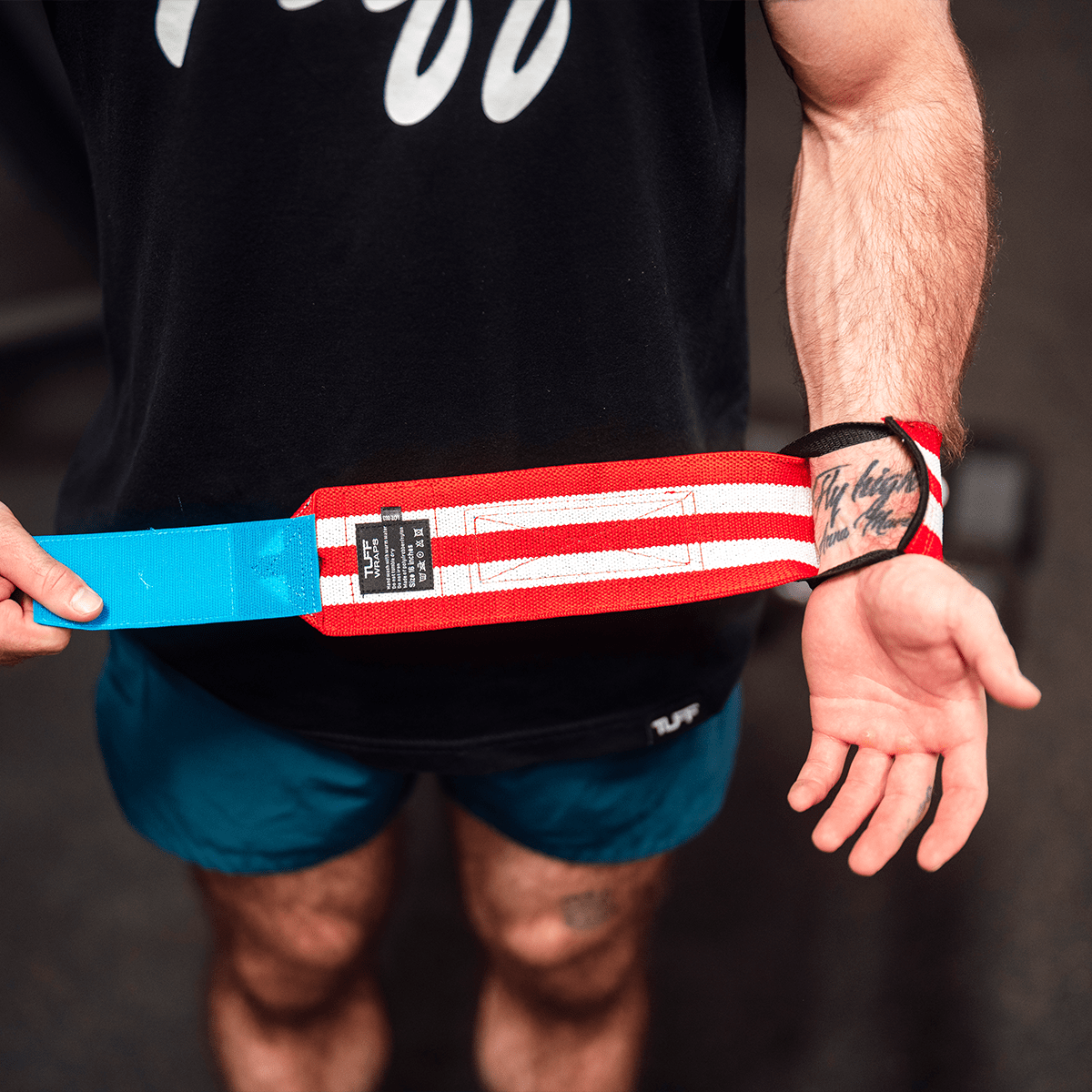 16" Villain Wrist Wraps - Merica' TuffWraps.com