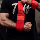 16" Villain Wrist Wraps - Solid Red TuffWraps.com