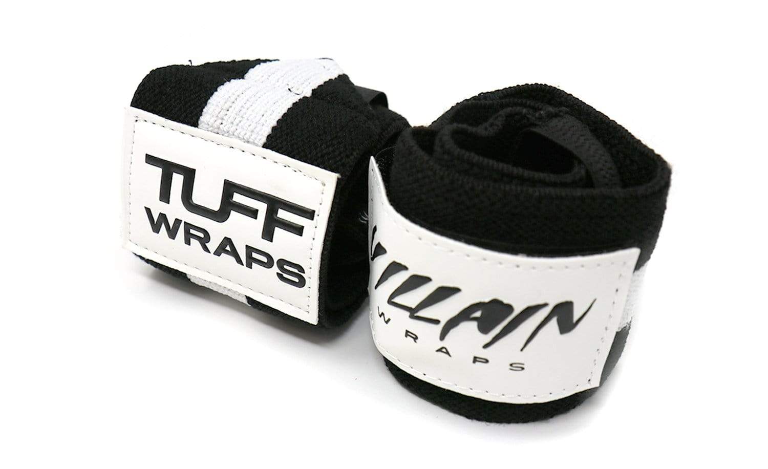 Villain Wrist Wraps 30" (Black/White) TuffWraps.com