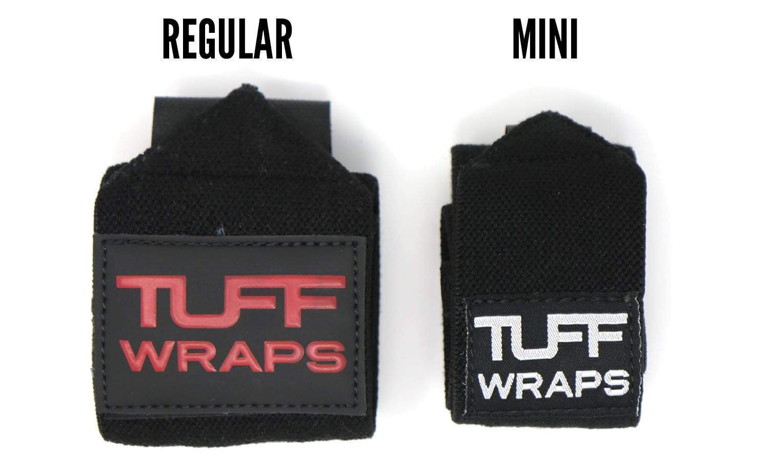 All Black Villain Mini Wrist Wraps TuffWraps.com