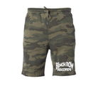 Bench Row Records Tapered Fleece Shorts XS / Woodland Camo TuffWraps.com