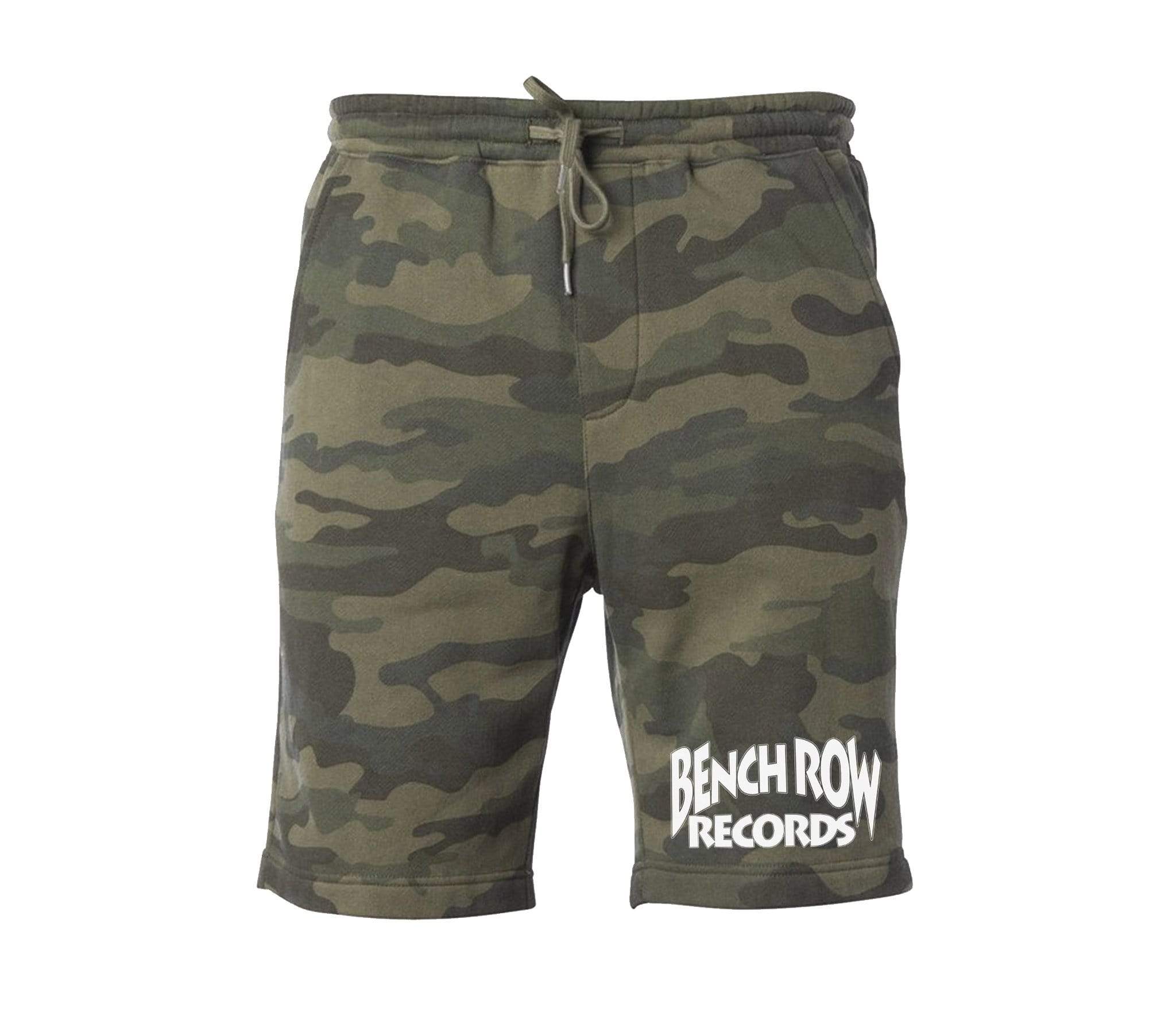 Bench Row Records Tapered Fleece Shorts XS / Woodland Camo TuffWraps.com