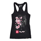 Cherry Blossoms Racerback Tank XS / Black TuffWraps.com