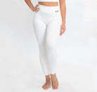 Classic Ribbed Leggings - White TuffWraps.com