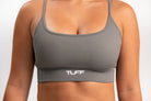 Classic Ribbed Sports Bra - Gray TuffWraps.com