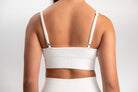 Classic Ribbed Sports Bra - White TuffWraps.com