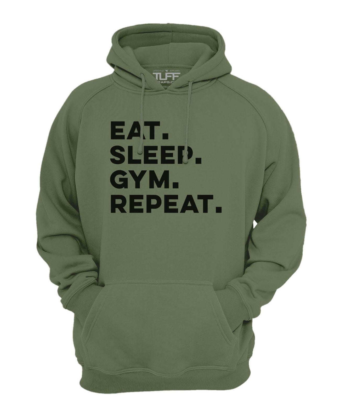 Eat. Sleep. Gym. Repeat. Hooded Sweatshirt