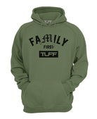 Family First Hooded Sweatshirt XS / Military Green TuffWraps.com