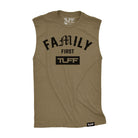 Family First Raw Edge Muscle Tank S / Military Green TuffWraps.com