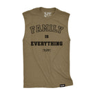 Family Is Everything Raw Edge Muscle Tank S / Military Green TuffWraps.com