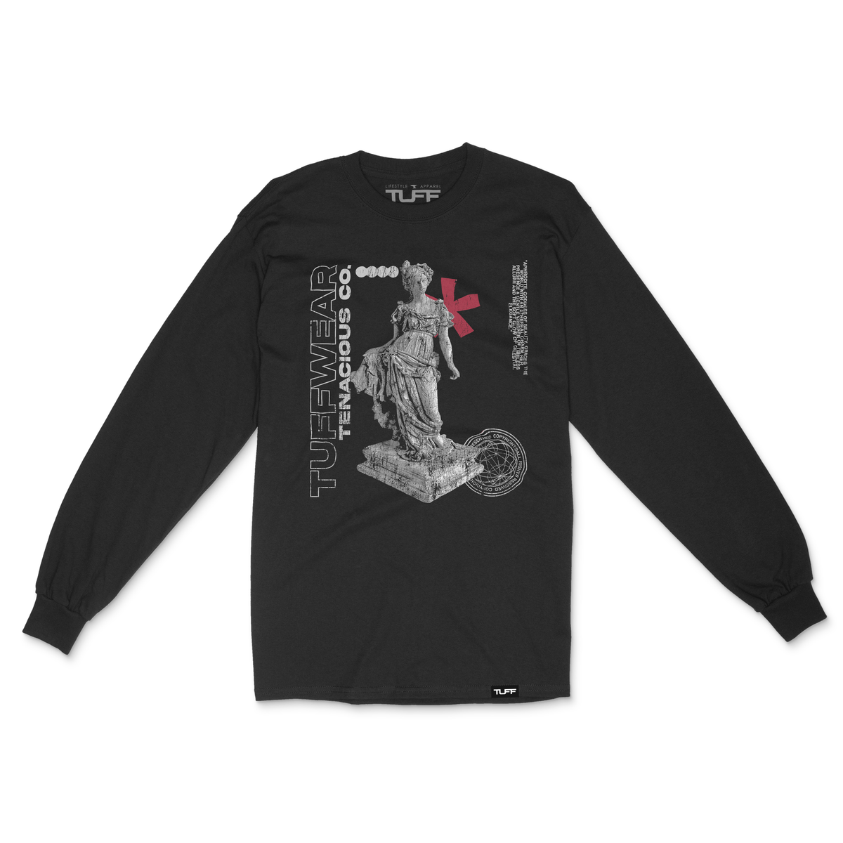 Goddess of Love Long Sleeve Tee Black / S TuffWraps.com