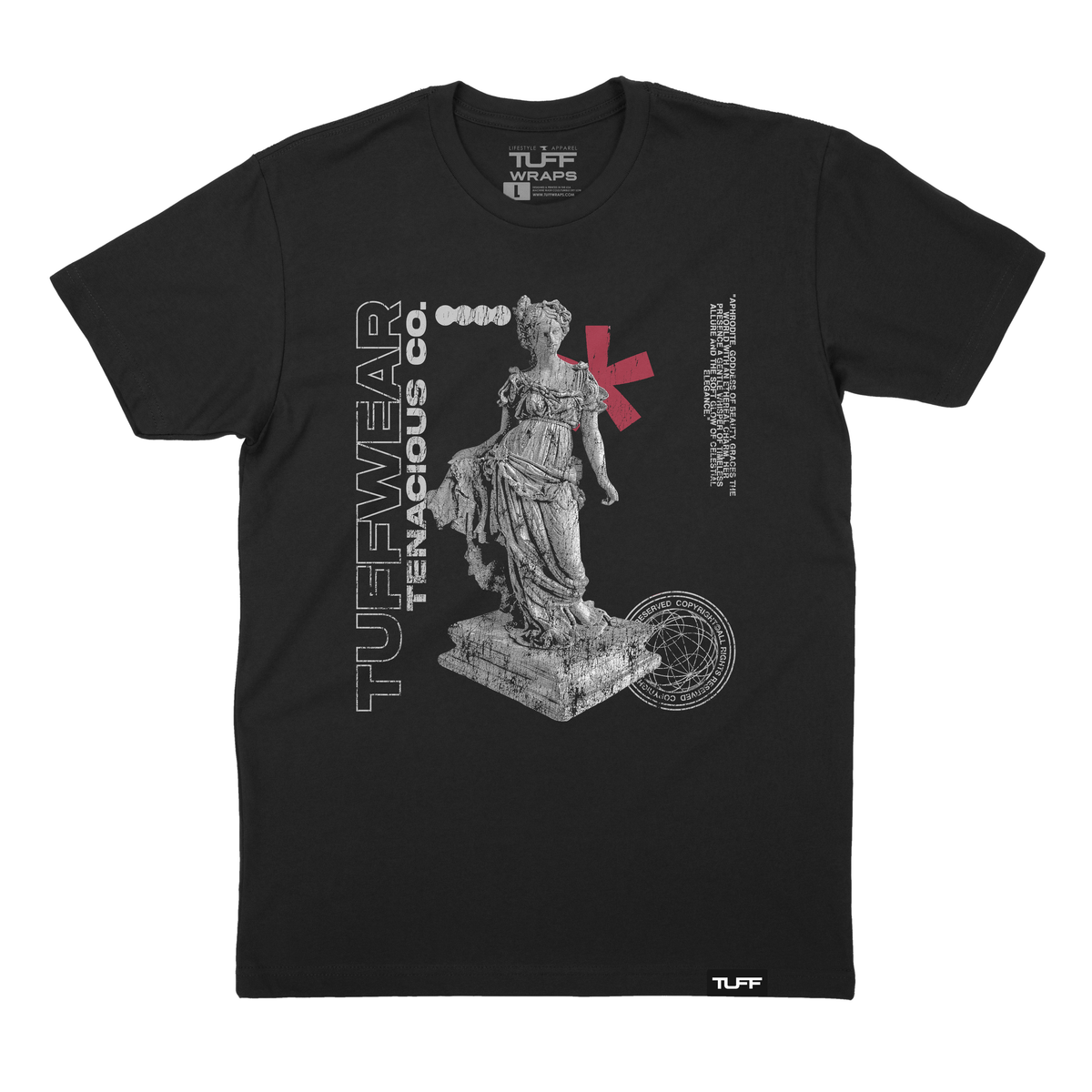 Goddess of Love Tee Black / S TuffWraps.com