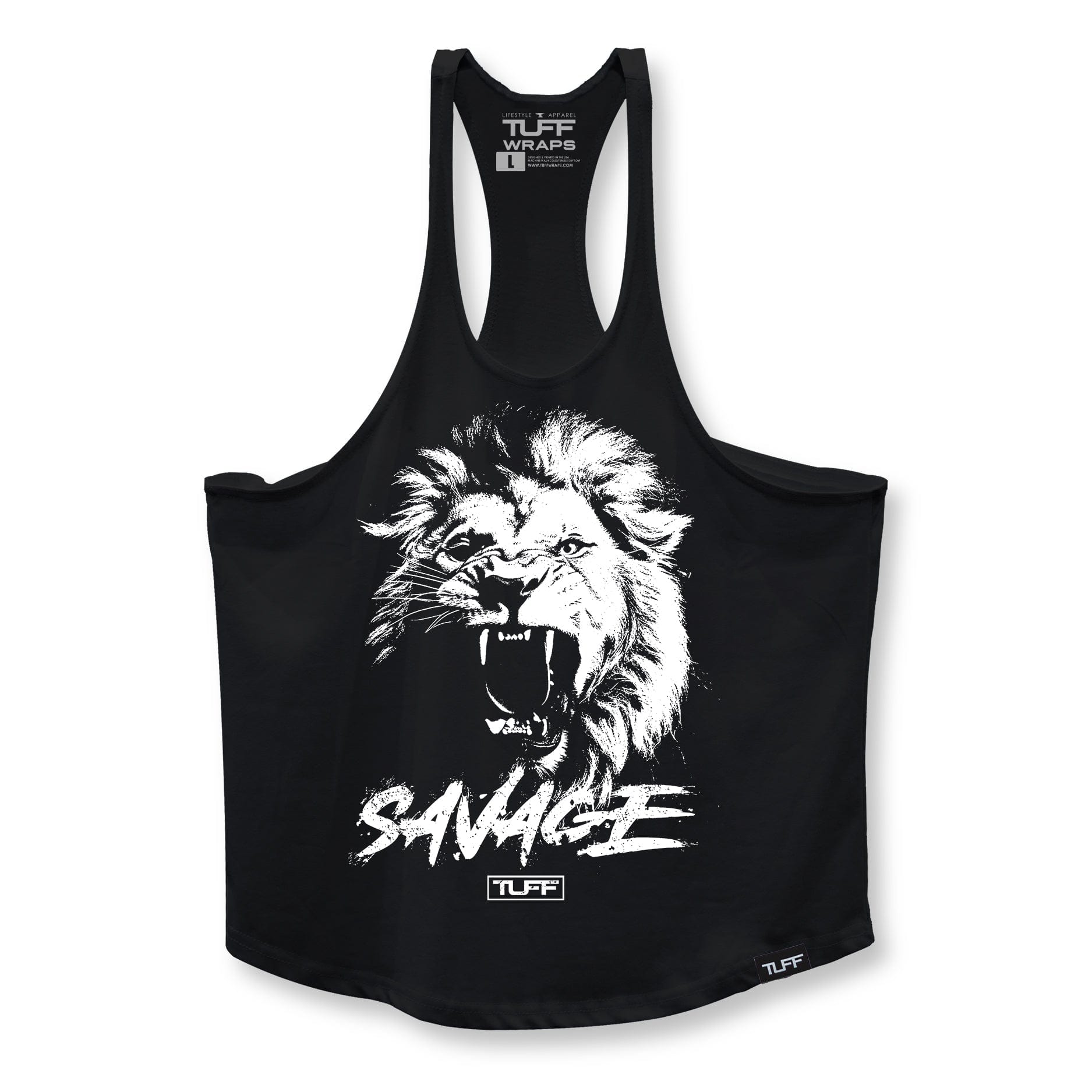 Golden Guardian Savage Stringer Tank Top Black / XS TuffWraps.com