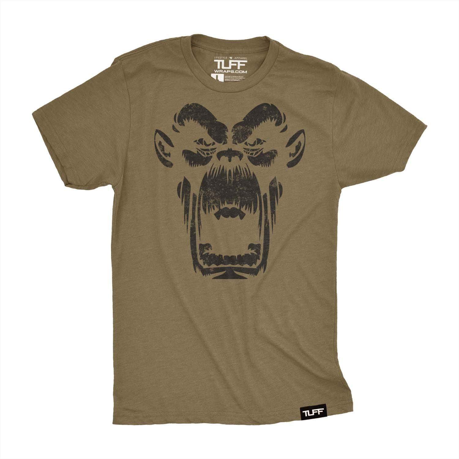 Gorilla TUFF Tee S / Military Green TuffWraps.com