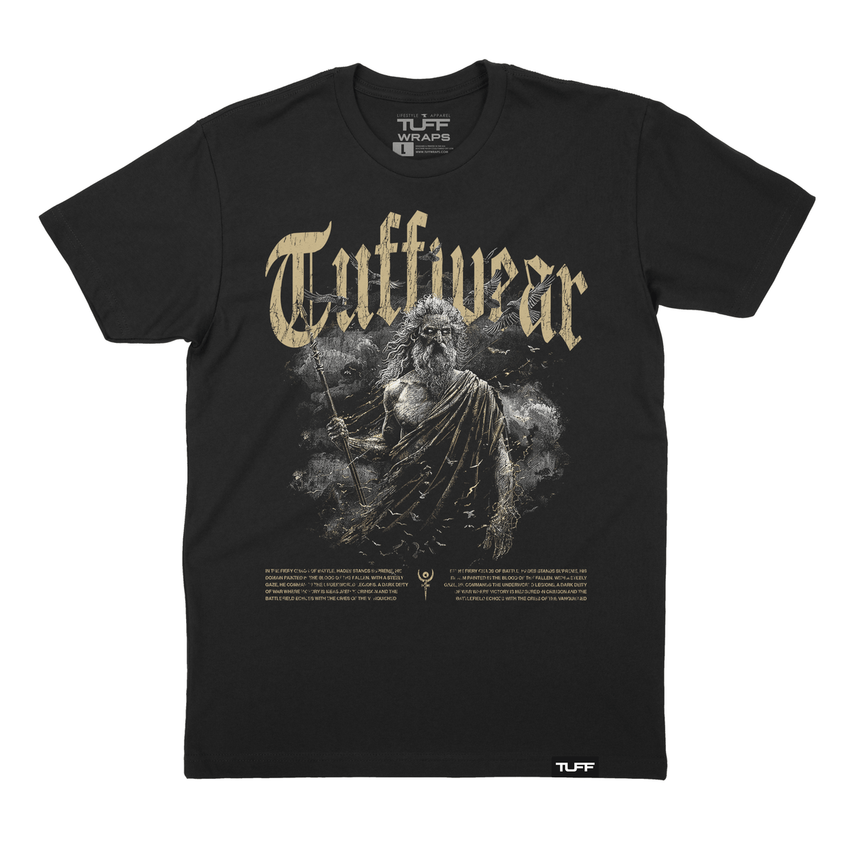 Hades&#39; Wrath Tee Black / S TuffWraps.com