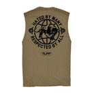 Hated By Many, Respected By All Raw Edge Muscle Tank S / Military Green TuffWraps.com