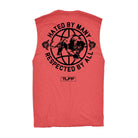 Hated By Many, Respected By All Raw Edge Muscle Tank S / Vintage Red TuffWraps.com