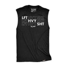 LFT HVY SHT Raw Edge Muscle Tank TuffWraps.com