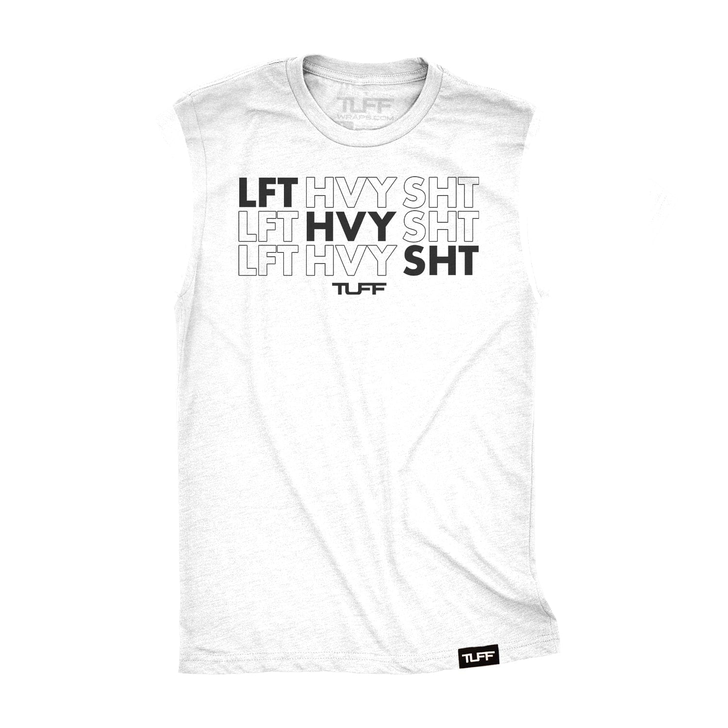 LFT HVY SHT Raw Edge Muscle Tank TuffWraps.com