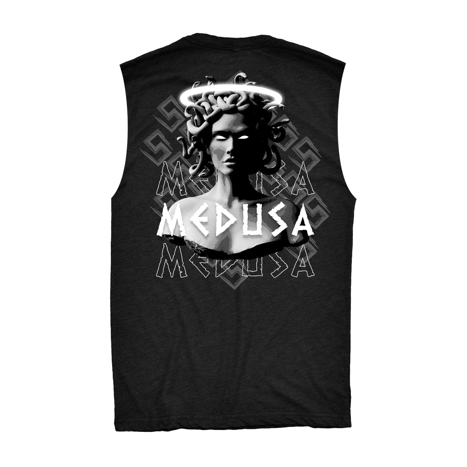 Medusa Raw Edge Muscle Tank S / Black TuffWraps.com