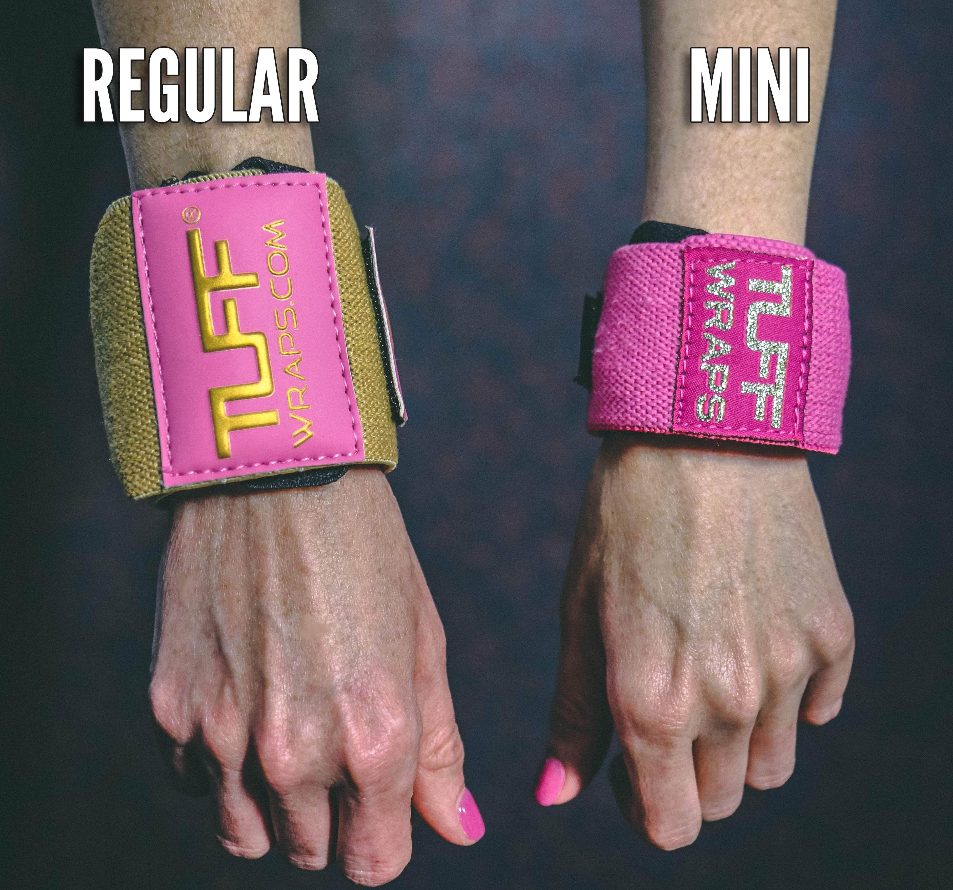 All Black Villain Mini Wrist Wraps - Weightlifting, Yoga