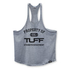 Property of TUFF Stringer Tank Top M / Heather Gray TuffWraps.com