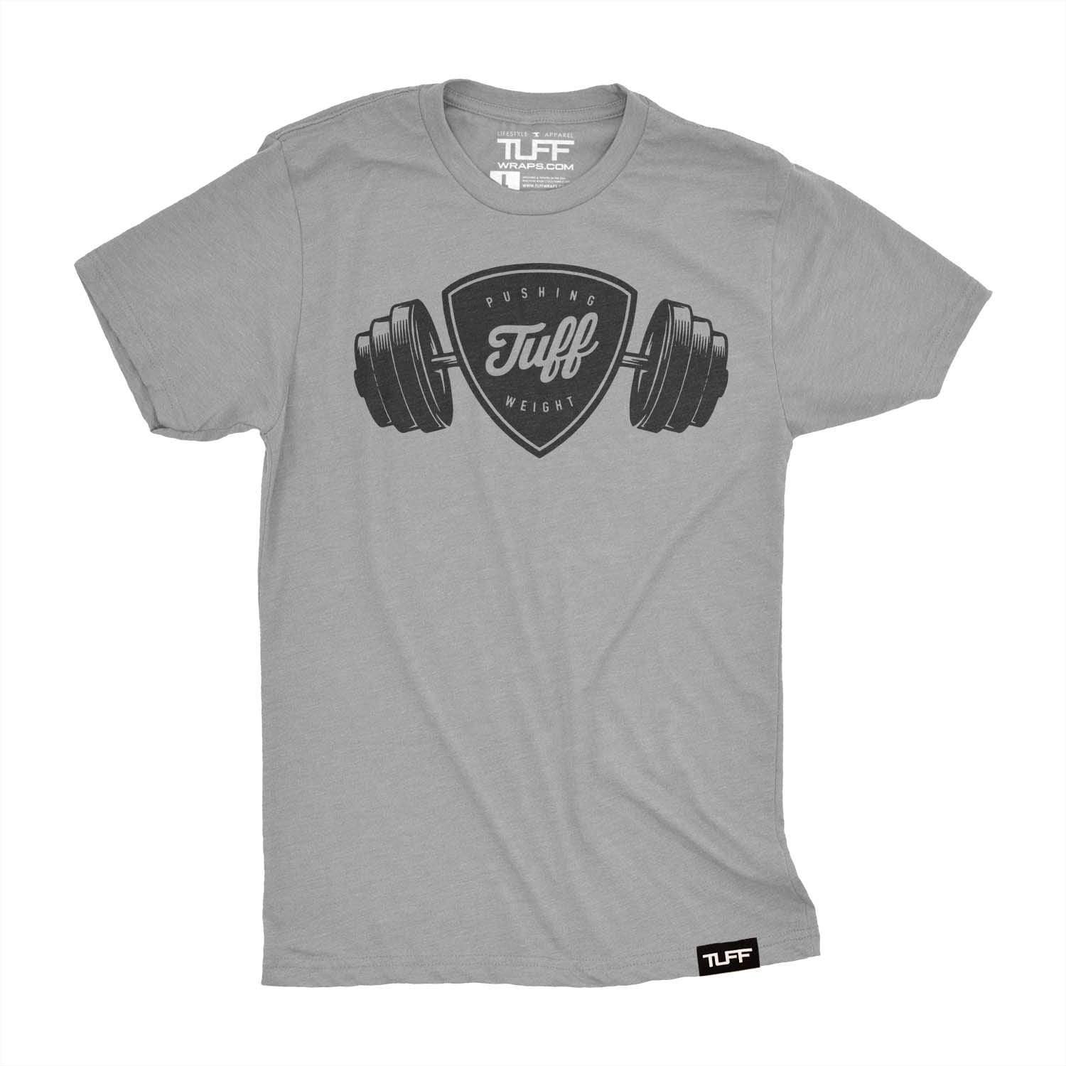 Pushing Weight Tee S / Heather Gray TuffWraps.com