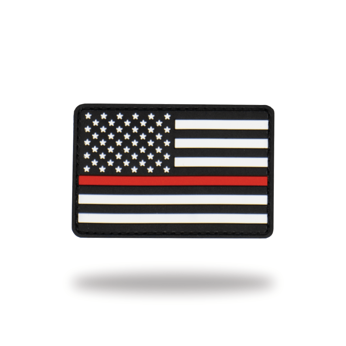 Red Line Flag Patch TuffWraps.com