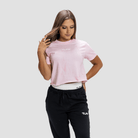 Stone Wash Essentials Crop Tee S / Pink / 1 TuffWraps.com