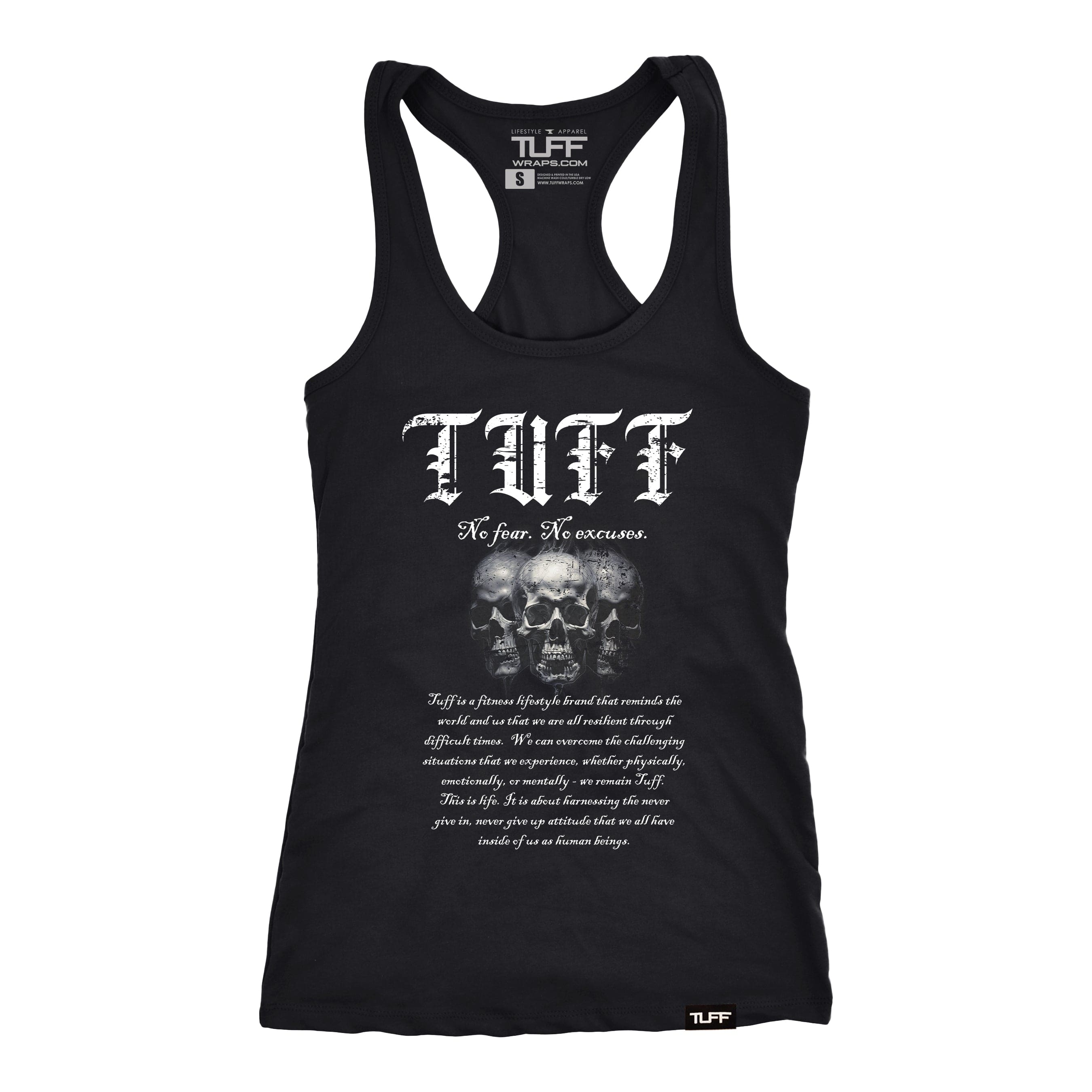 Strength in Words Racerback Tank TuffWraps.com