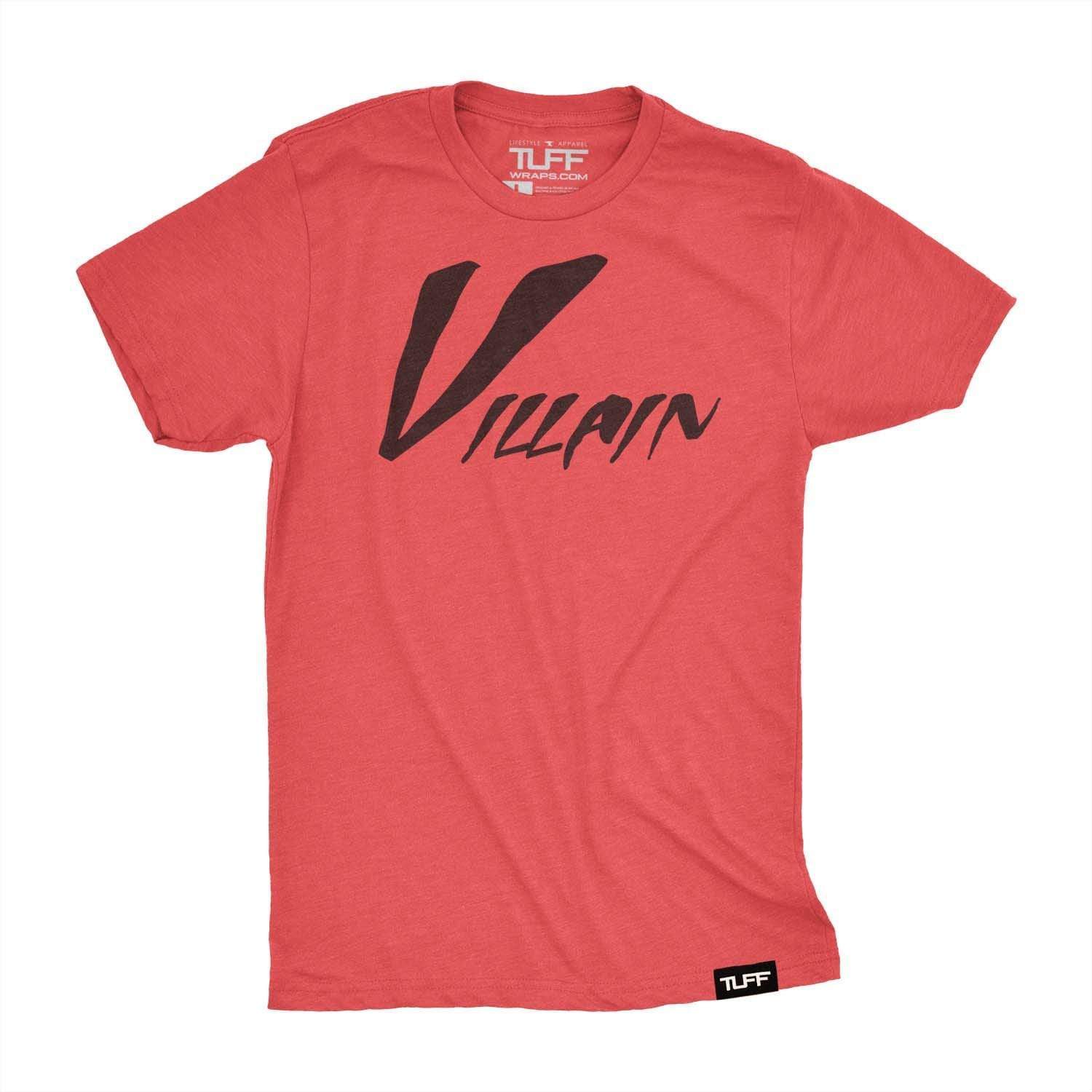 The Big V (Villain) Tee S / Vintage Red TuffWraps.com