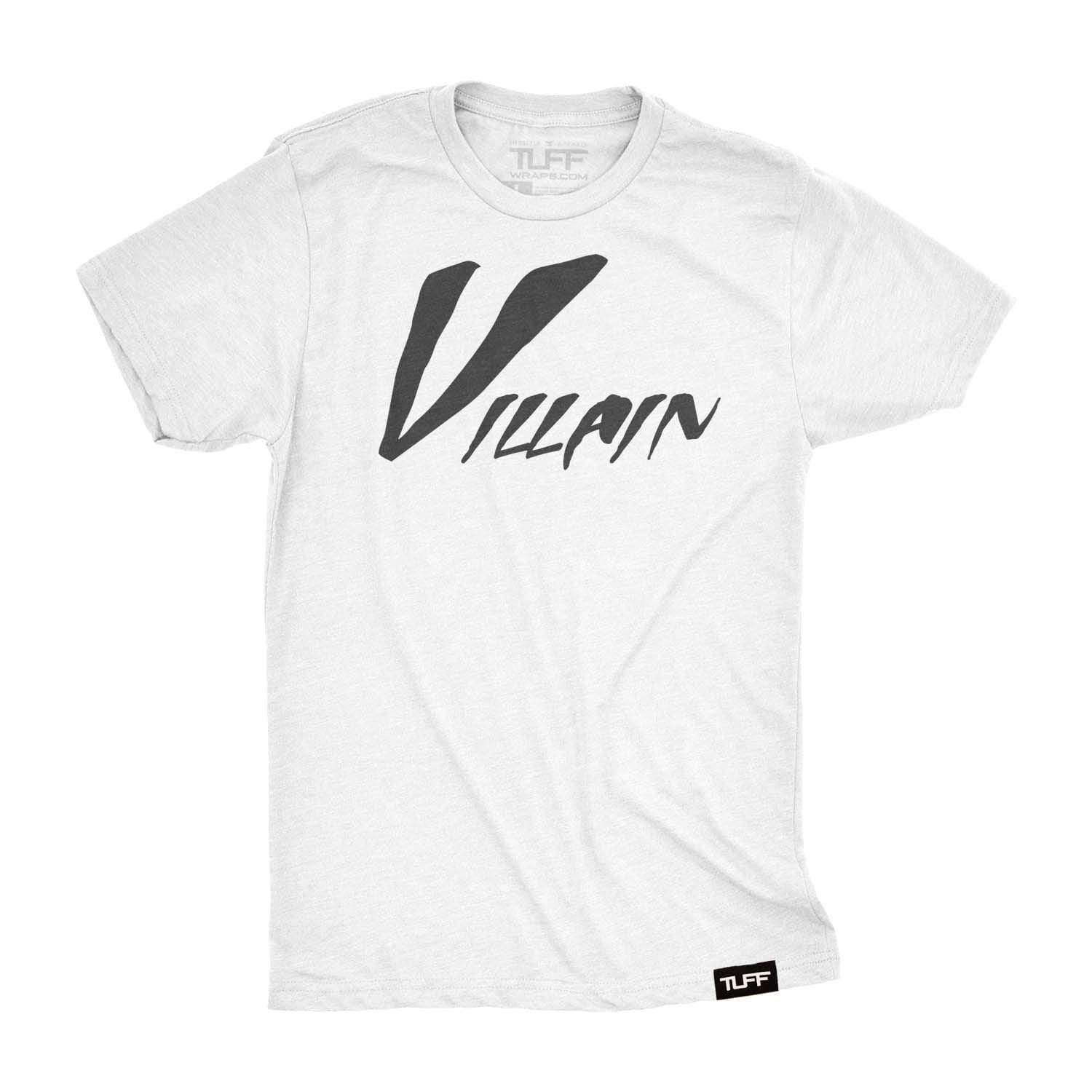 The Big V (Villain) Tee S / White TuffWraps.com