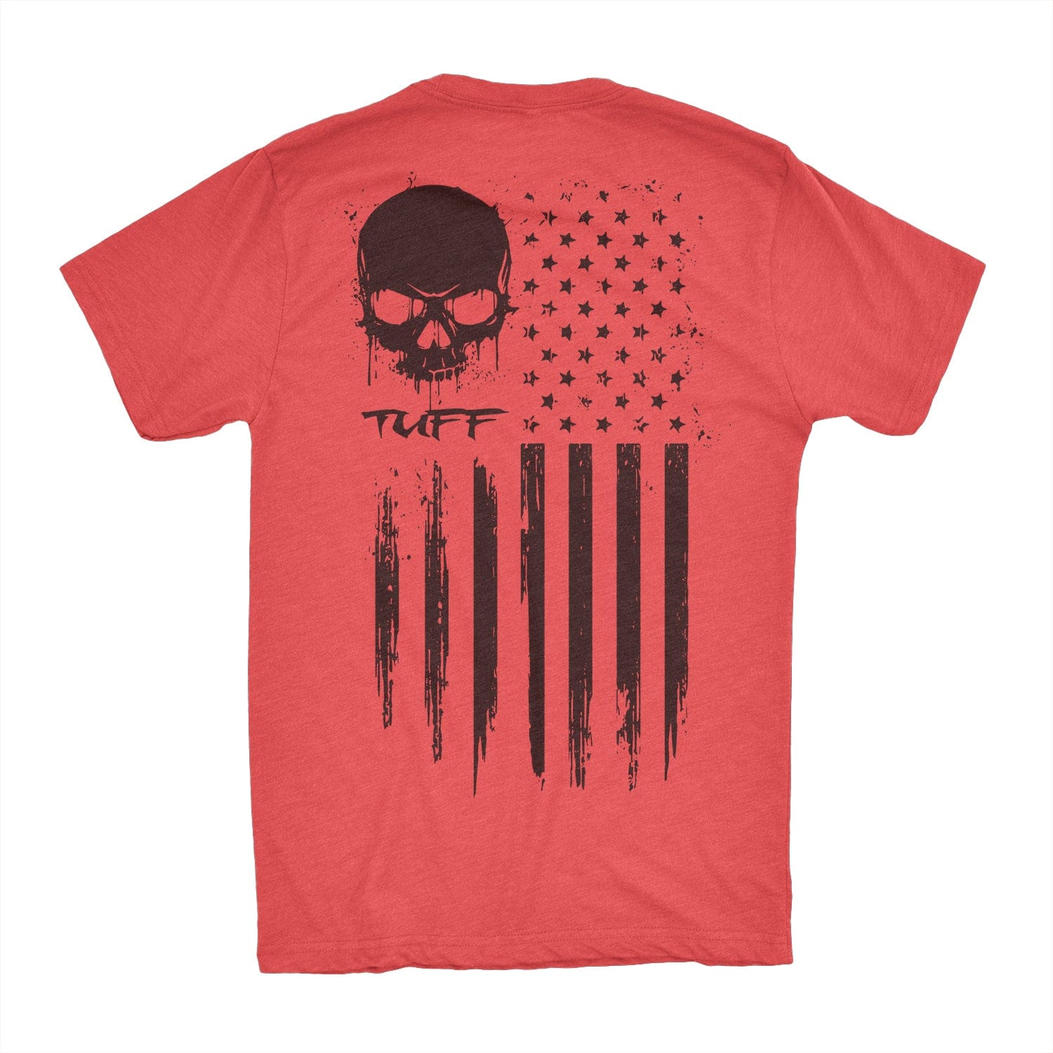 TUFF Skull Flag Tee S / Vintage Red TuffWraps.com