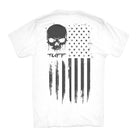 TUFF Skull Flag Tee S / White TuffWraps.com