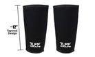 TUFF 7mm Competition Knee Sleeves (All Black) TuffWraps.com