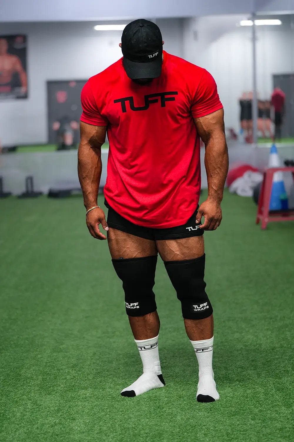 TUFF 7mm Competition Knee Sleeves (All Black) TuffWraps.com