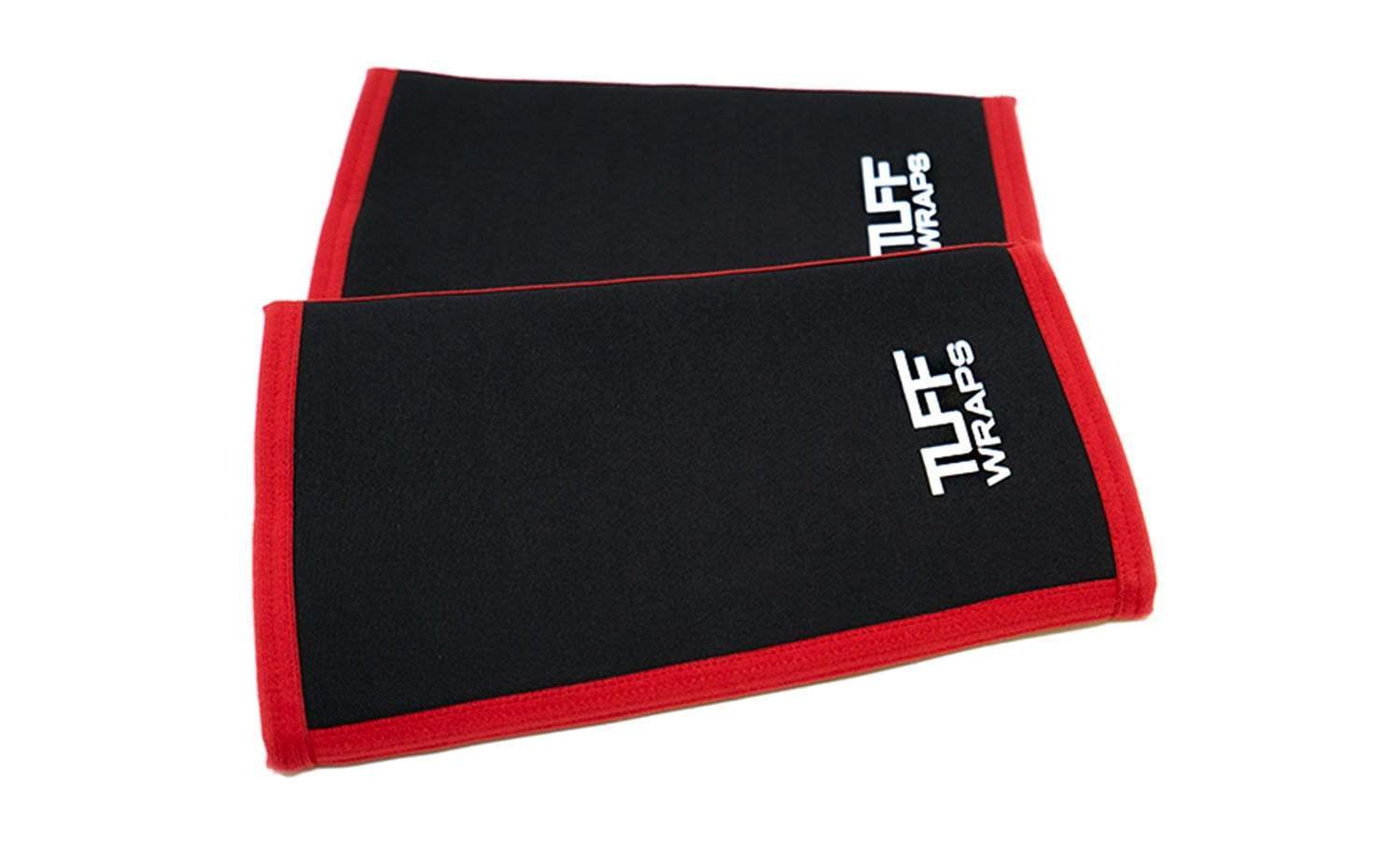 TUFF 7mm Competition Knee Sleeves (Black/Red) TuffWraps.com