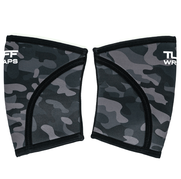 TUFF 7mm X-Training Knee Sleeves (Black Camo) TuffWraps.com