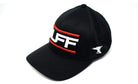 TUFF Bar'd Black/White Flexfit Hat TuffWraps.com