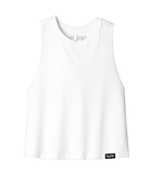 TUFF Basic Racerback Crop Top S / White TUFF